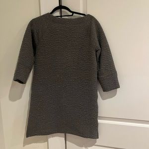 Lilla P grey winter shift dress in size XS.